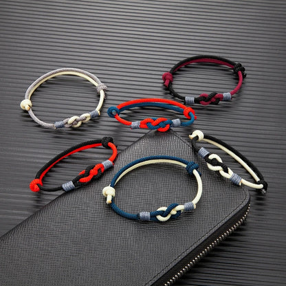 Knot Rope Bracelet – Adjustable, 13 Colors