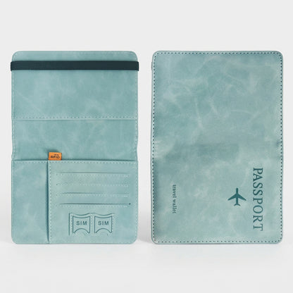 Passport Holder & Travel Wallet – PU Leather, 15 Options