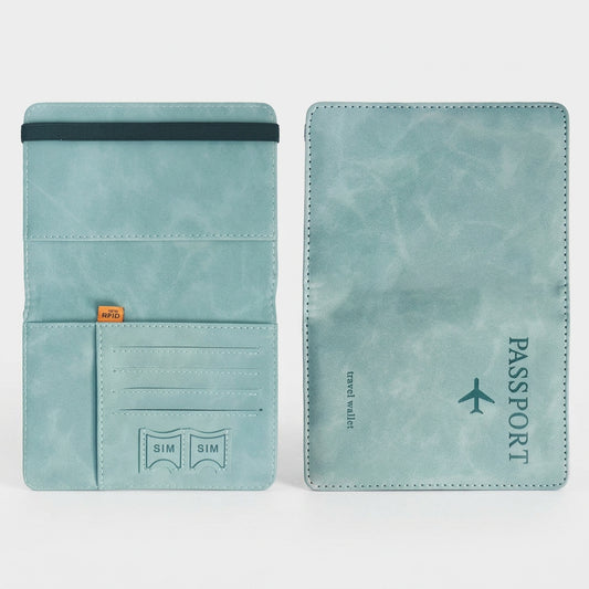 Passport Holder & Travel Wallet – PU Leather, 15 Options