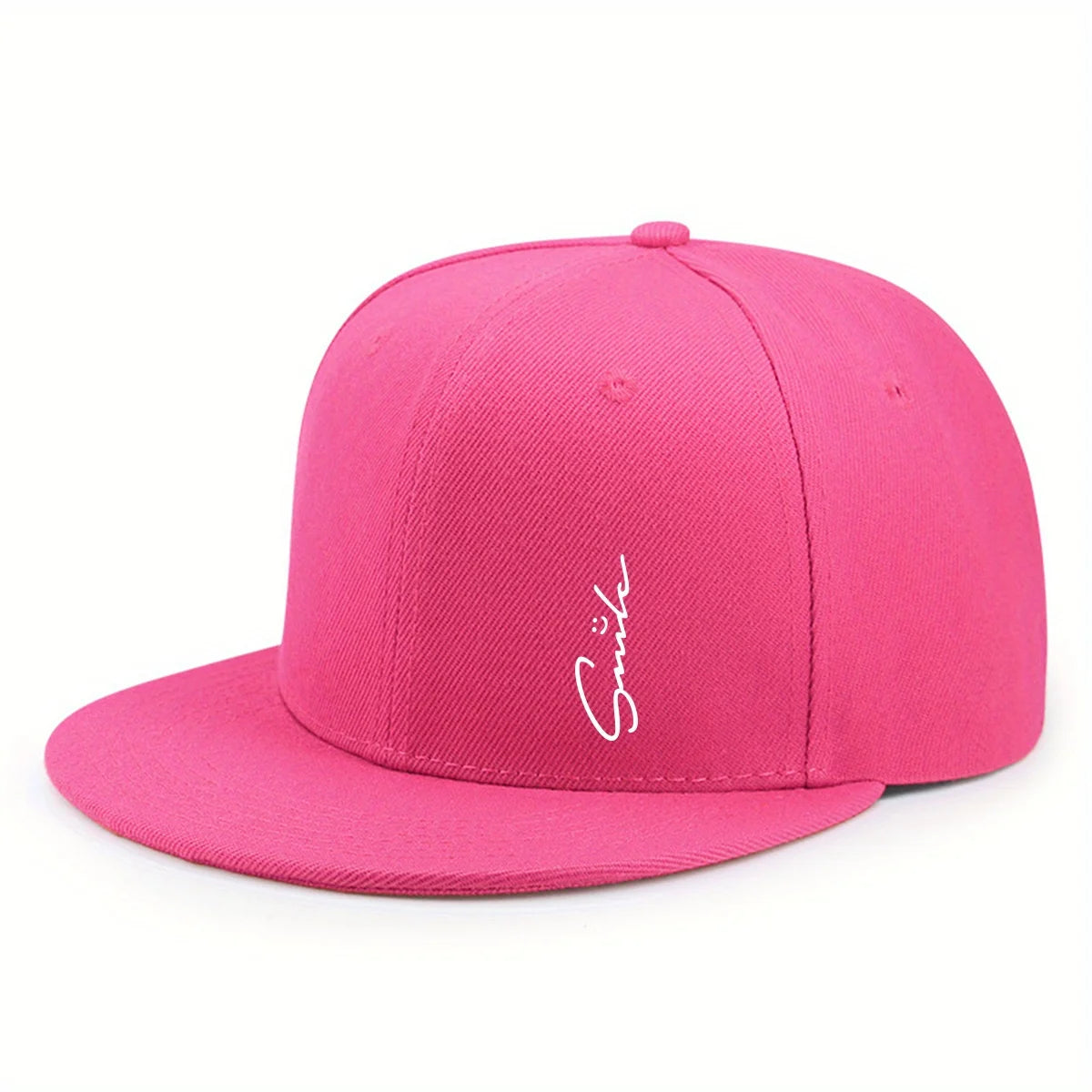 Smile Flat-Brim Cap – Bloom, 15 Colors