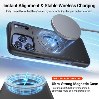 QD Magnetic iPhone Case – MagSafe Shockproof, Bike & Car Mount Compatible