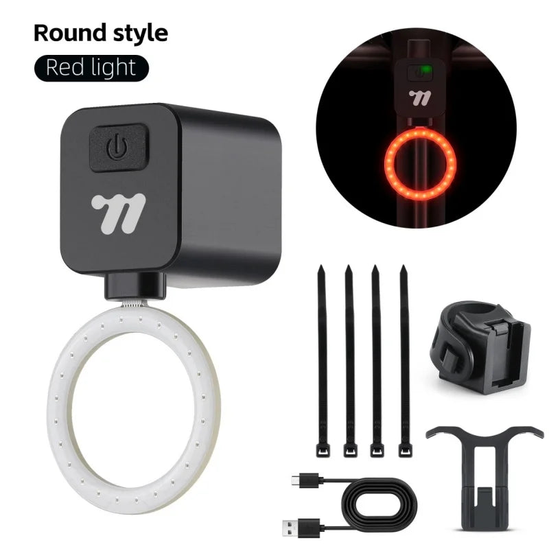 Rechargeable Bike Light – Interchangeable Shapes & Set Options
