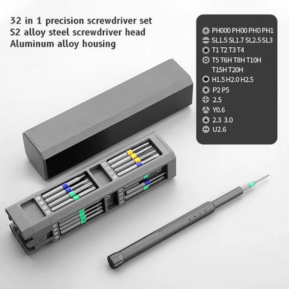 Torx Hex Phillips Precision Screwdriver Set Magnetic Screwdriver deideas