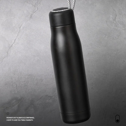 Stainless Steel Thermos Bottle – Carry Loop, 5 Colors