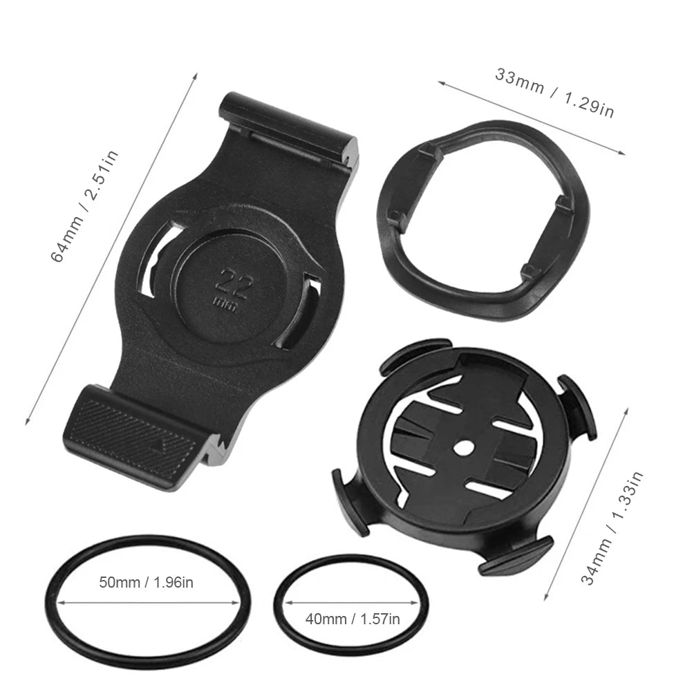 Bike Watch Mount – Silicone Holder & Adapter Options