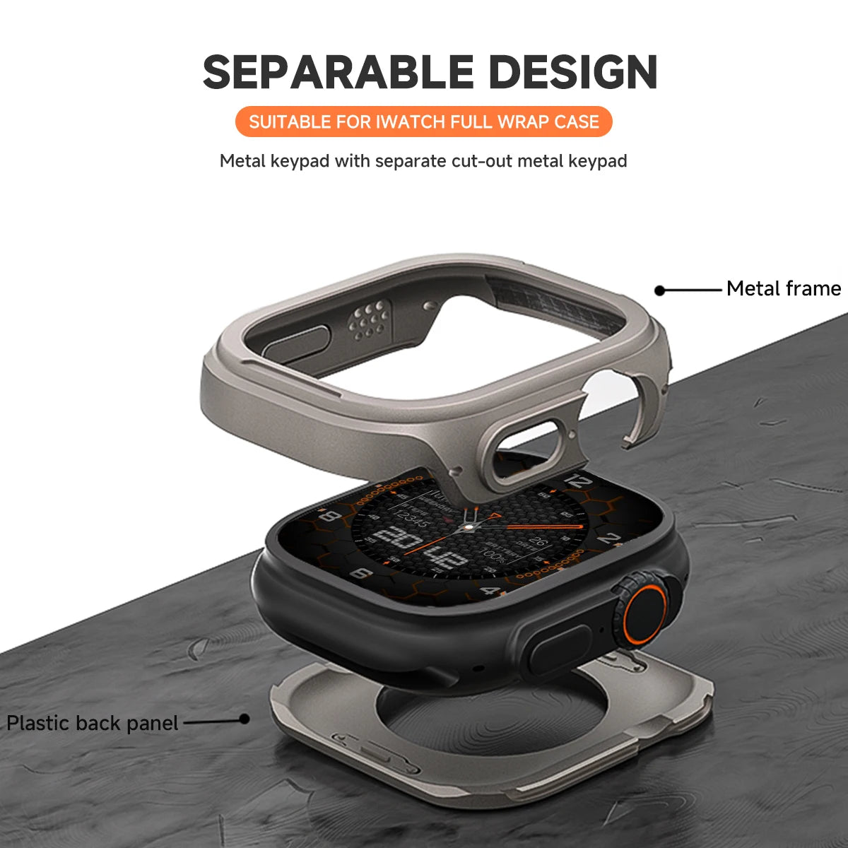 Apple Watch Bumper Case – Aluminum Frame, 4 Finishes