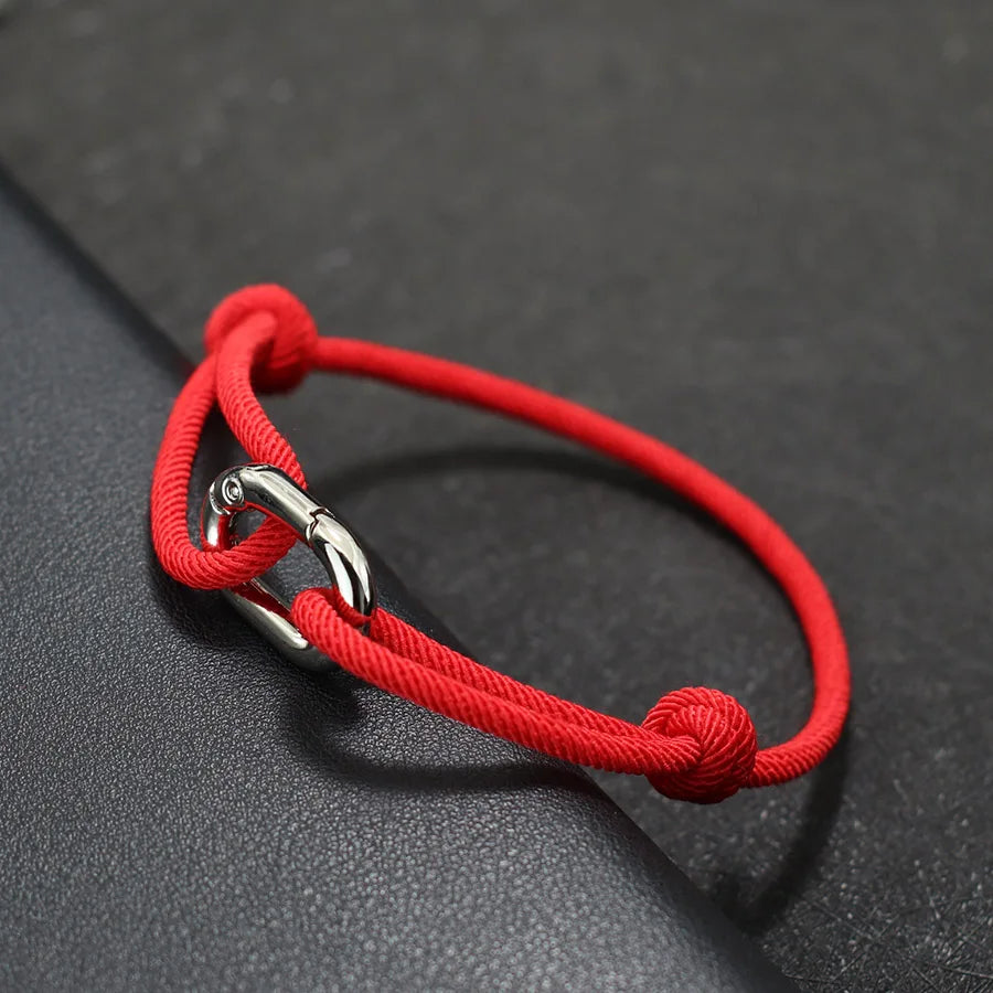 Minimalist Men Rope Bracelet Handmade Sliding Adjustable 3mm Thin String Braslet LGBT Braclet Leisure Accessories Camping Joias deideas