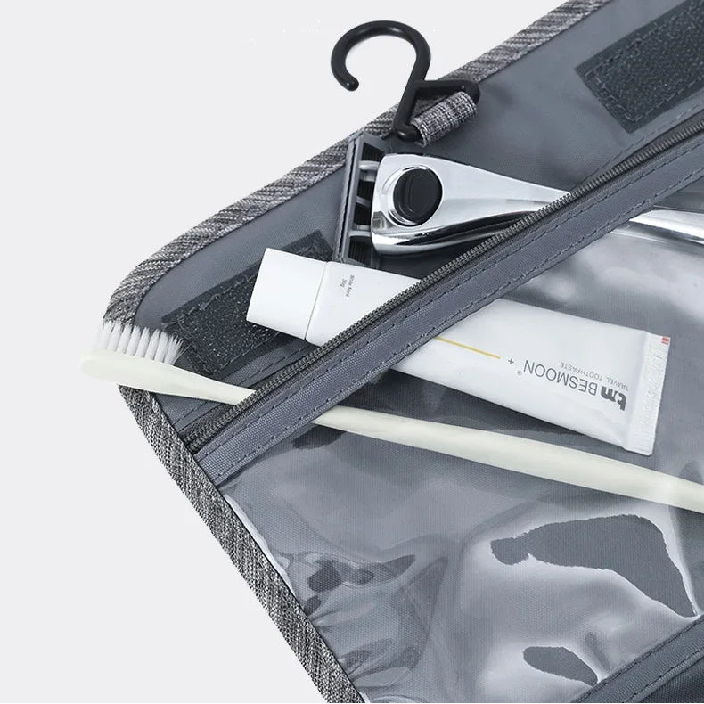 Hanging Toiletry Bag – Fold-Out Organizer, 3 Colors