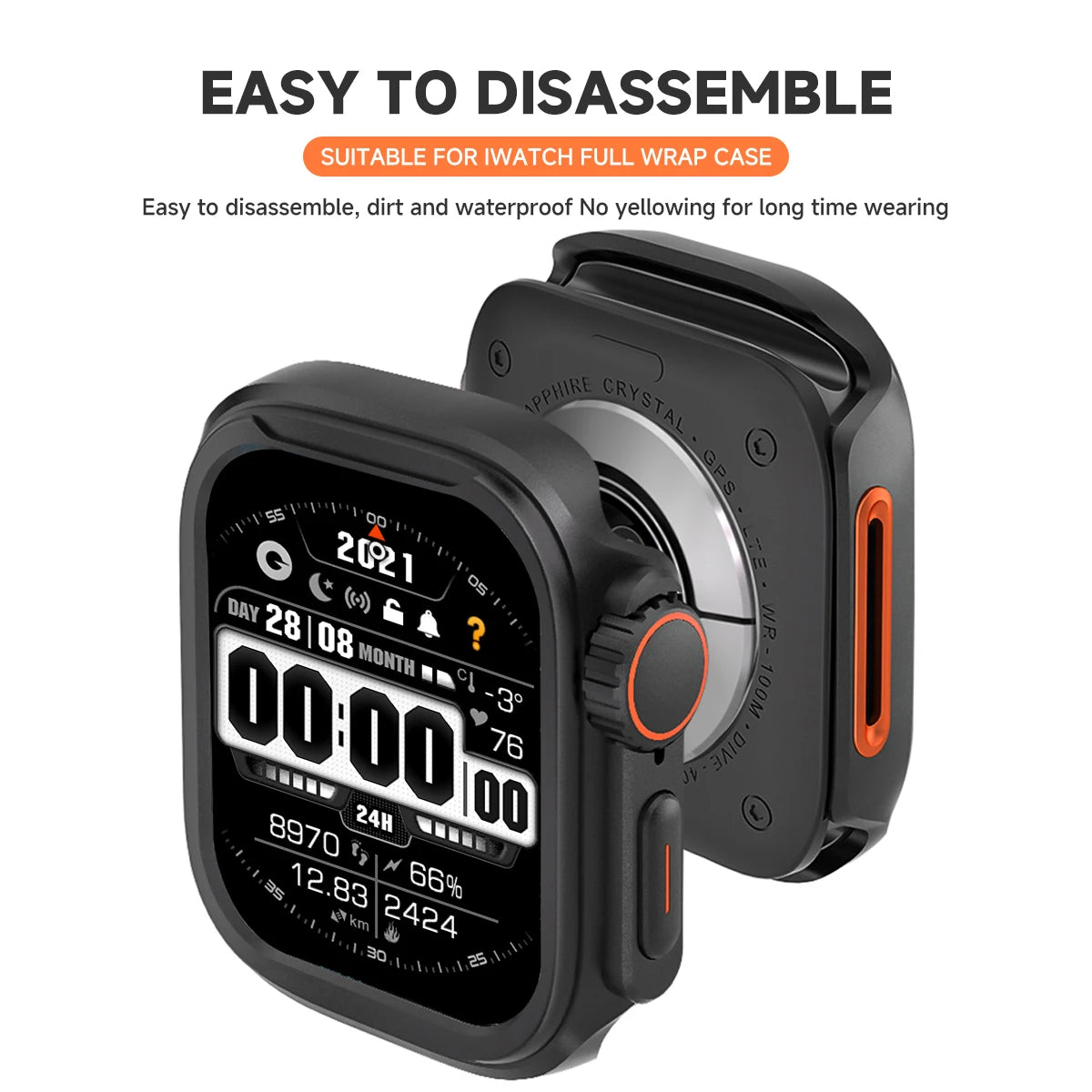 Apple Watch Bumper Case – Aluminum Frame, 4 Finishes