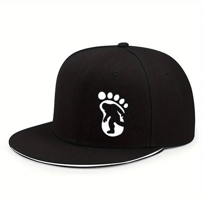 Bigfoot Footprint Flat-Brim Cap – Essence, 5 Trim Colors