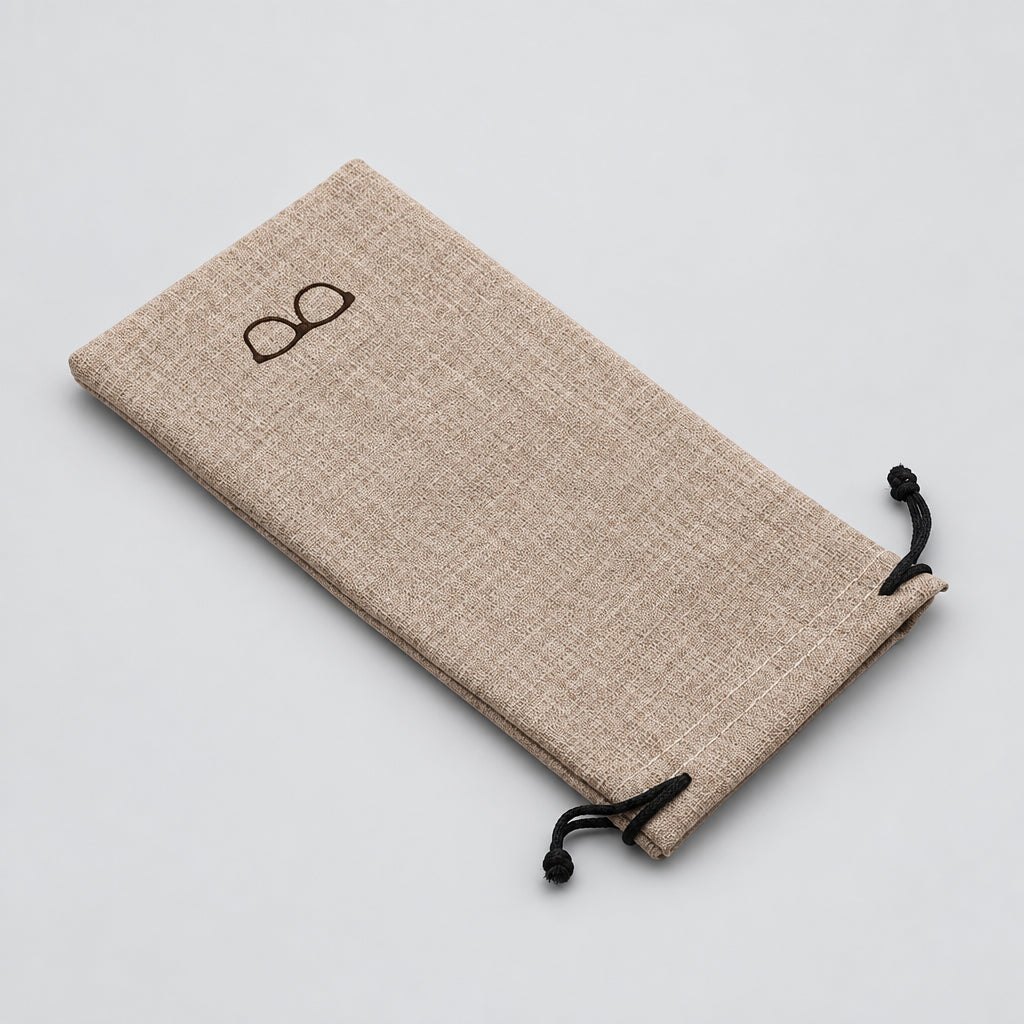 Linen Drawstring Pouch – 18 × 9 cm, 7 Colors