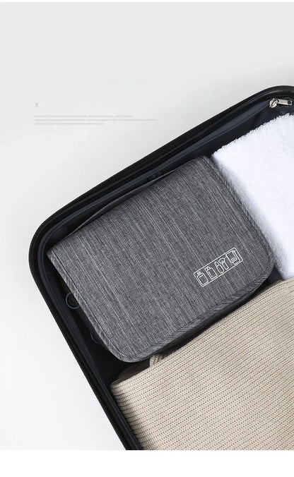 Hanging Toiletry Bag – Fold-Out Organizer, 3 Colors