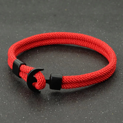 Double-Cord Rope Bracelet – Spectrum, Anchor Hook