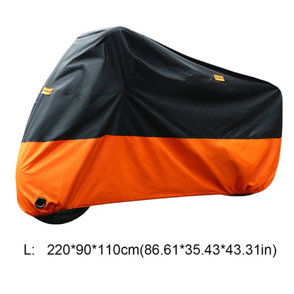 Motorcycle Storage Cover – Buckle Strap & Lock Opening