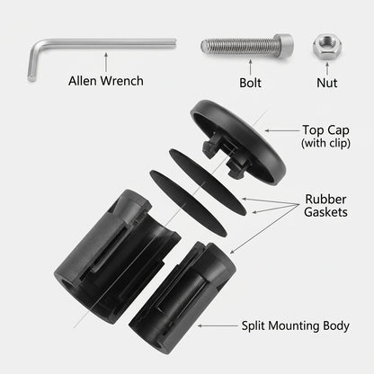 GPS Tracker Holder Bicycle Front Fork Down Tube Bracket Practical Bike Anti-lost Locator Case Bicycle Accessories for AirTag deideas