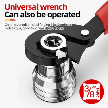 Drill Bit Adapter Adjustable 3/8-3/4 inches 10mm to 19mm Multifunctional Wrench Tool deideas