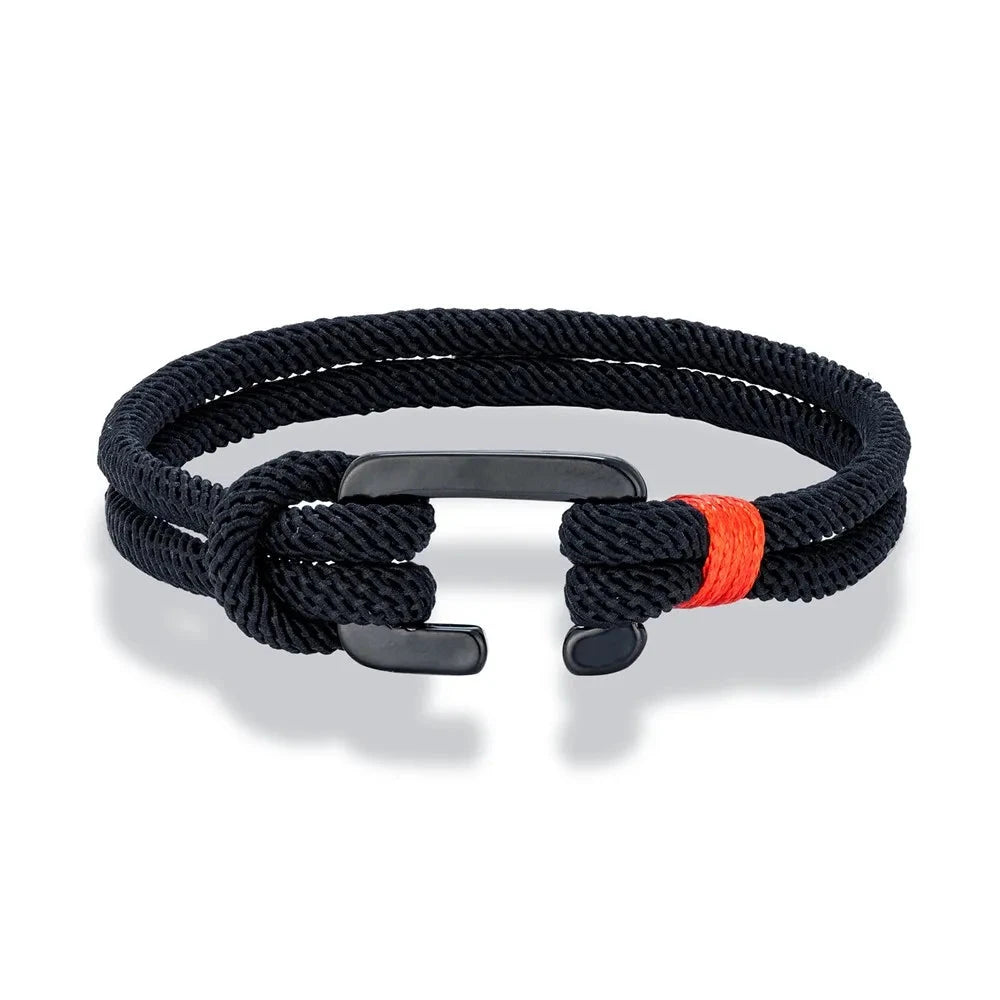 Modern Nautical Rope Bracelet  Minimalist Design with C Clasp deideas