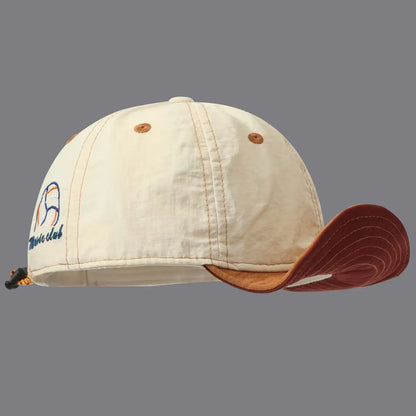 Cycling Cap – Colorblock Design, Adjustable, 4 Colors