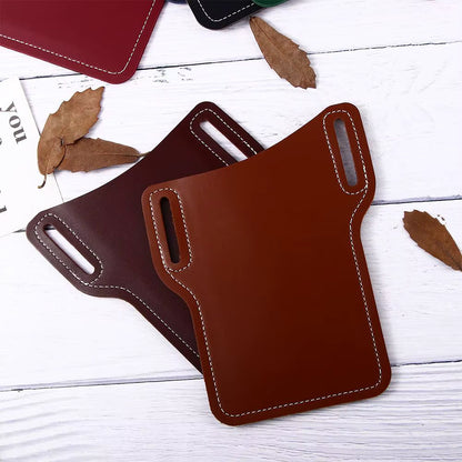 Leather Phone Holster with Belt Clip PU Leather Pouch