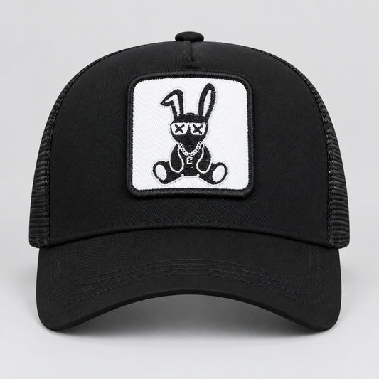 Bad Bunny Embroidered Trucker Cap – Adjustable Mesh Hat