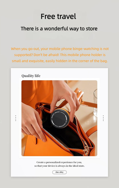 Foldable Magnetic Phone Holder – Suction Base, 3 Colors