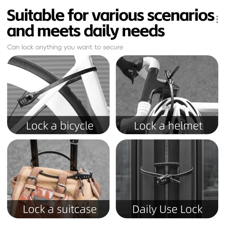 Zip-Tie Combination Lock – 3-Digit, 31 or 53 cm