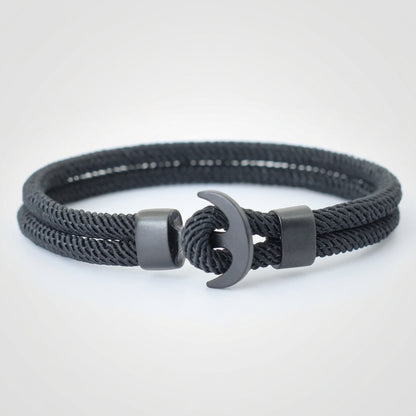 Double-Cord Rope Bracelet – Spectrum, Anchor Hook