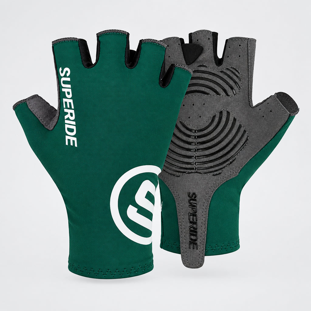 Half-Finger Cycling Gloves – Padded, Sizes S–XL