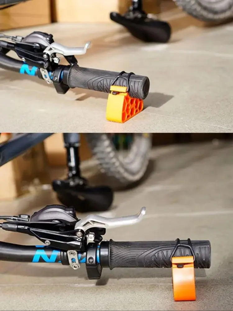 Bike Handlebar Support Blocks – Inverted Maintenance, Orange