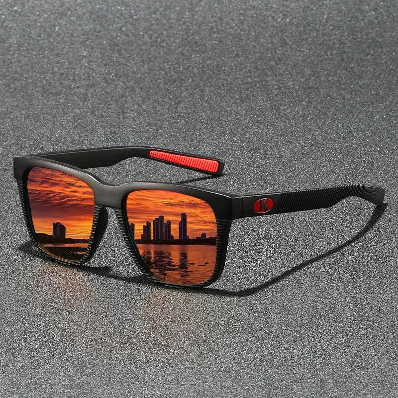 Rectangular Sunglasses – Textured Temples, 6 Combinations