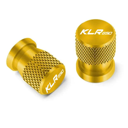 Aluminum Tire Valve Caps – Textured Finish, 2-Pack