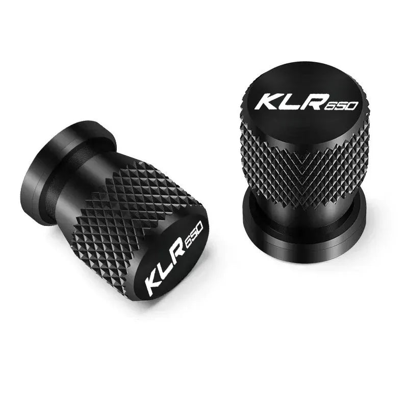 Aluminum Tire Valve Caps – Textured Finish, 2-Pack