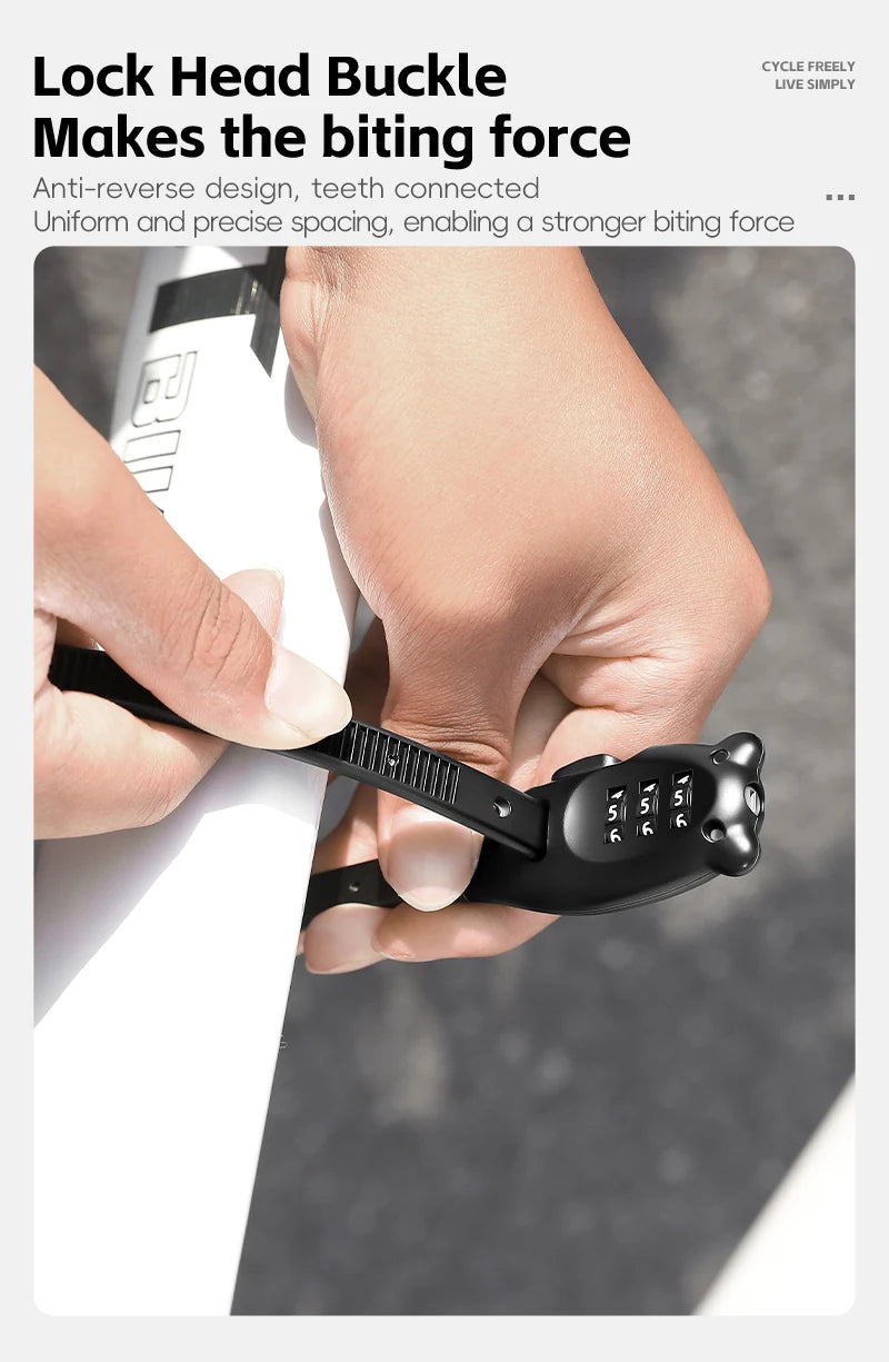 Zip-Tie Combination Lock – 3-Digit, 31 or 53 cm