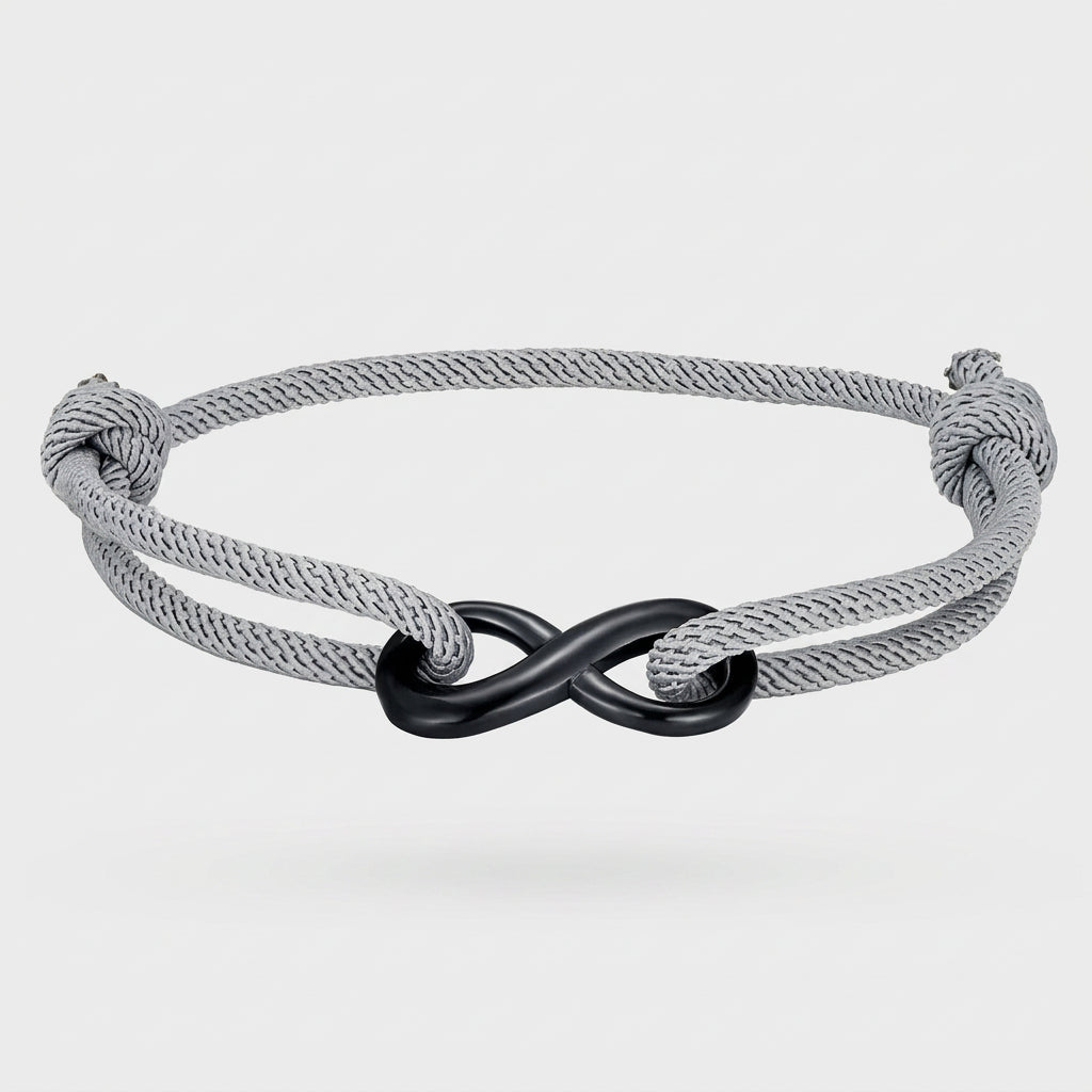 Infinity Rope Bracelet – Adjustable, 12 Color Options