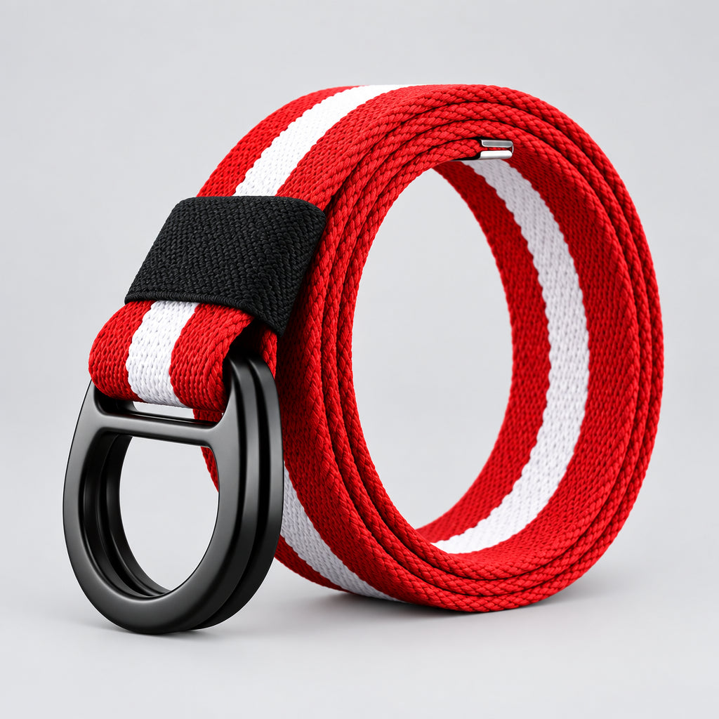 Canvas Belt – Adapt Double Buckle, Solid & Striped Styles