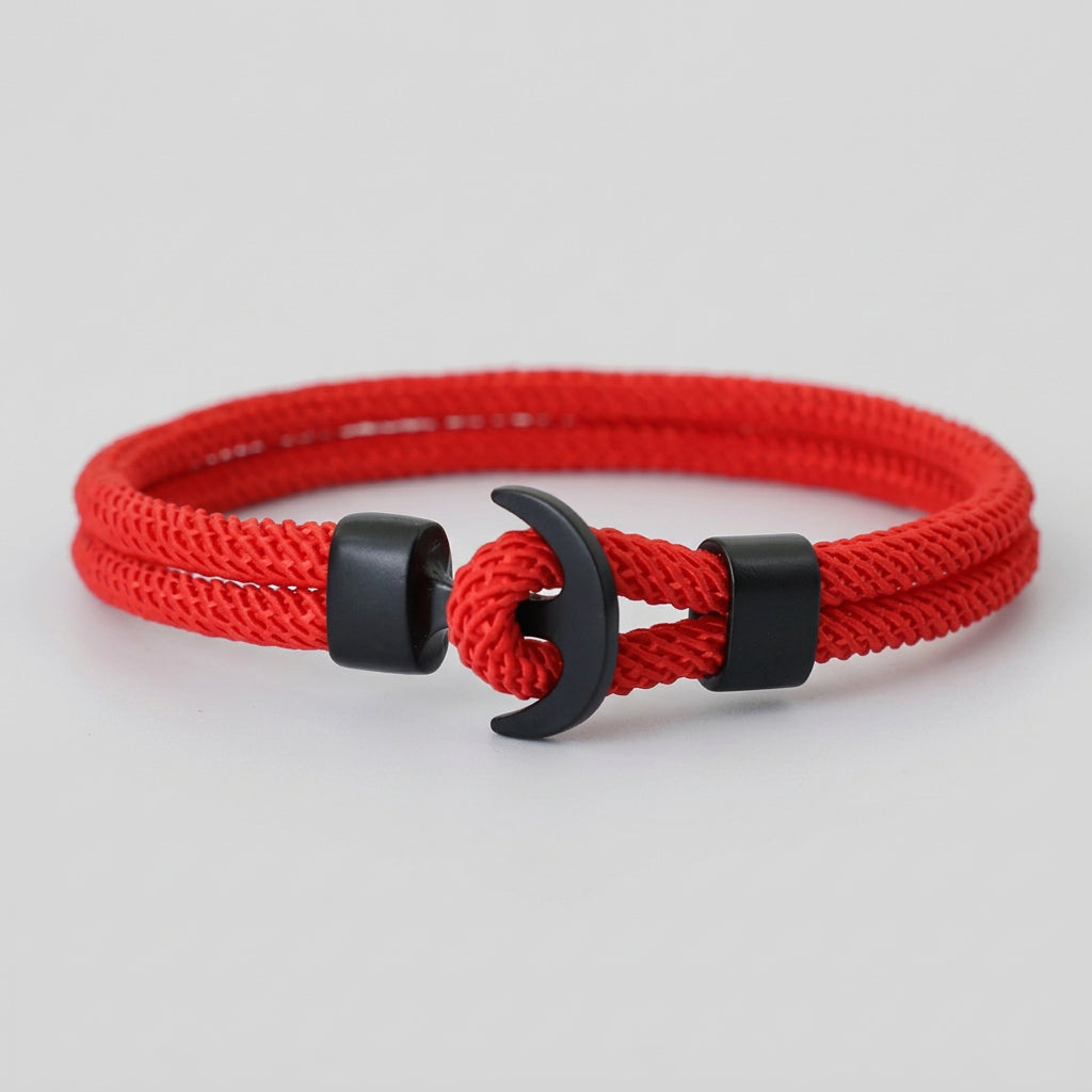 Double-Cord Rope Bracelet – Spectrum, Anchor Hook
