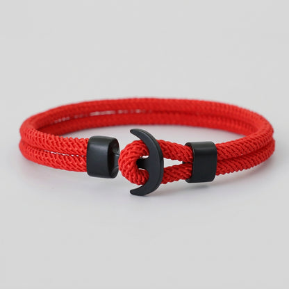 Double-Cord Rope Bracelet – Spectrum, Anchor Hook