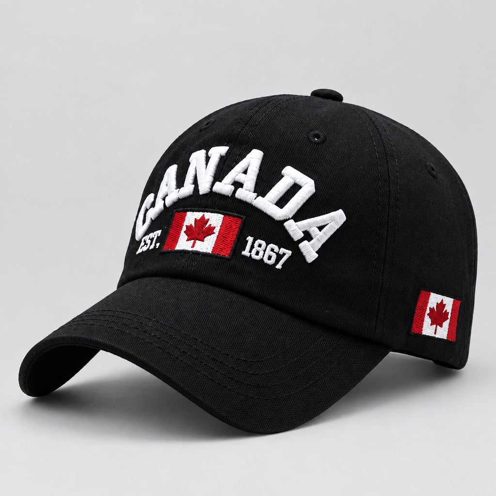 Canada 1867 Embroidered Baseball Cap – Adjustable