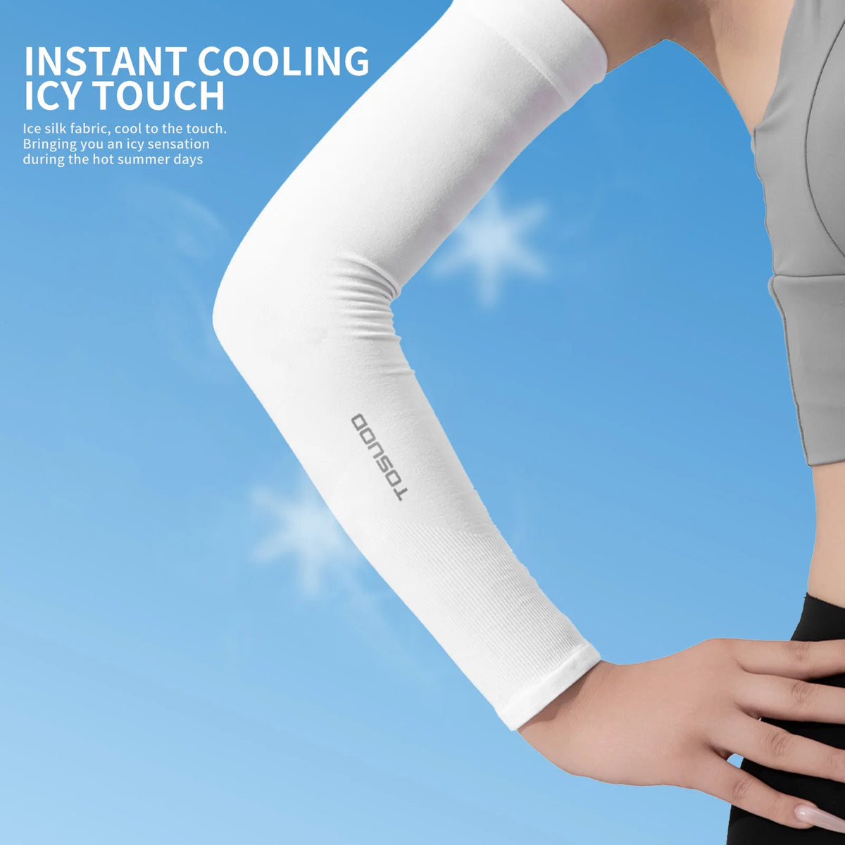 Ice Silk Arm Sleeves – UPF 50+ UV Protection, Cooling & Quick-Dry