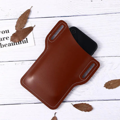 Leather Phone Holster with Belt Clip PU Leather Pouch