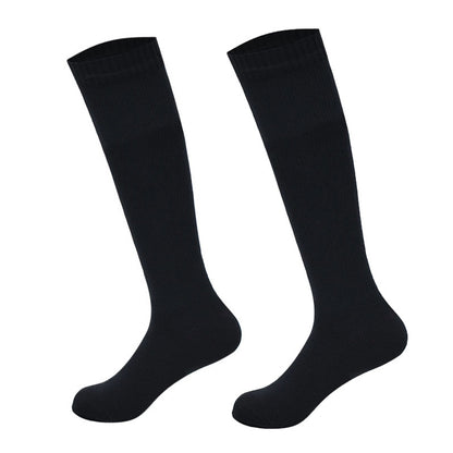 Long Hiking Socks – Black or Olive Panels, S–XL