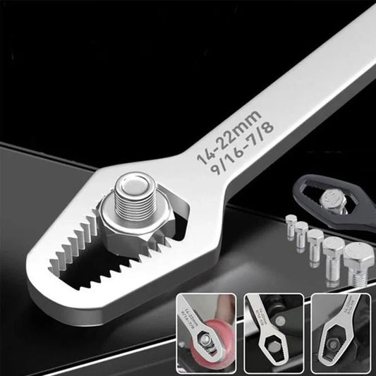 Universal Torx wrench 8-22 mm, adjustable, double head key plate deideas