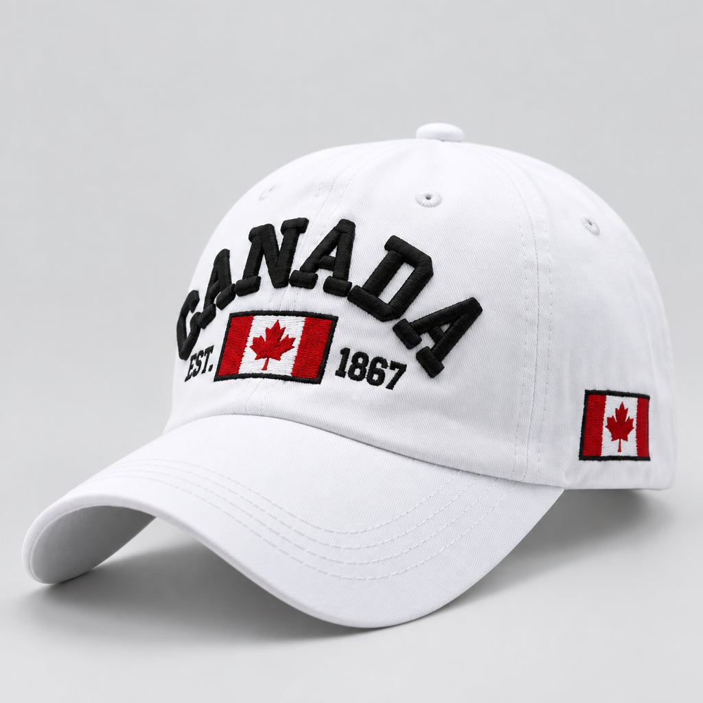 Canada 1867 Embroidered Baseball Cap – Adjustable