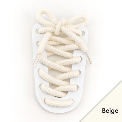 Round Rope Shoelaces – 18 Colors, 100–160 cm, One Pair