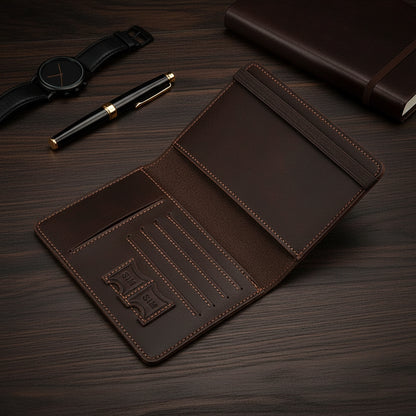 Passport Holder – Elastic Band & Card Slots, 6 Colors