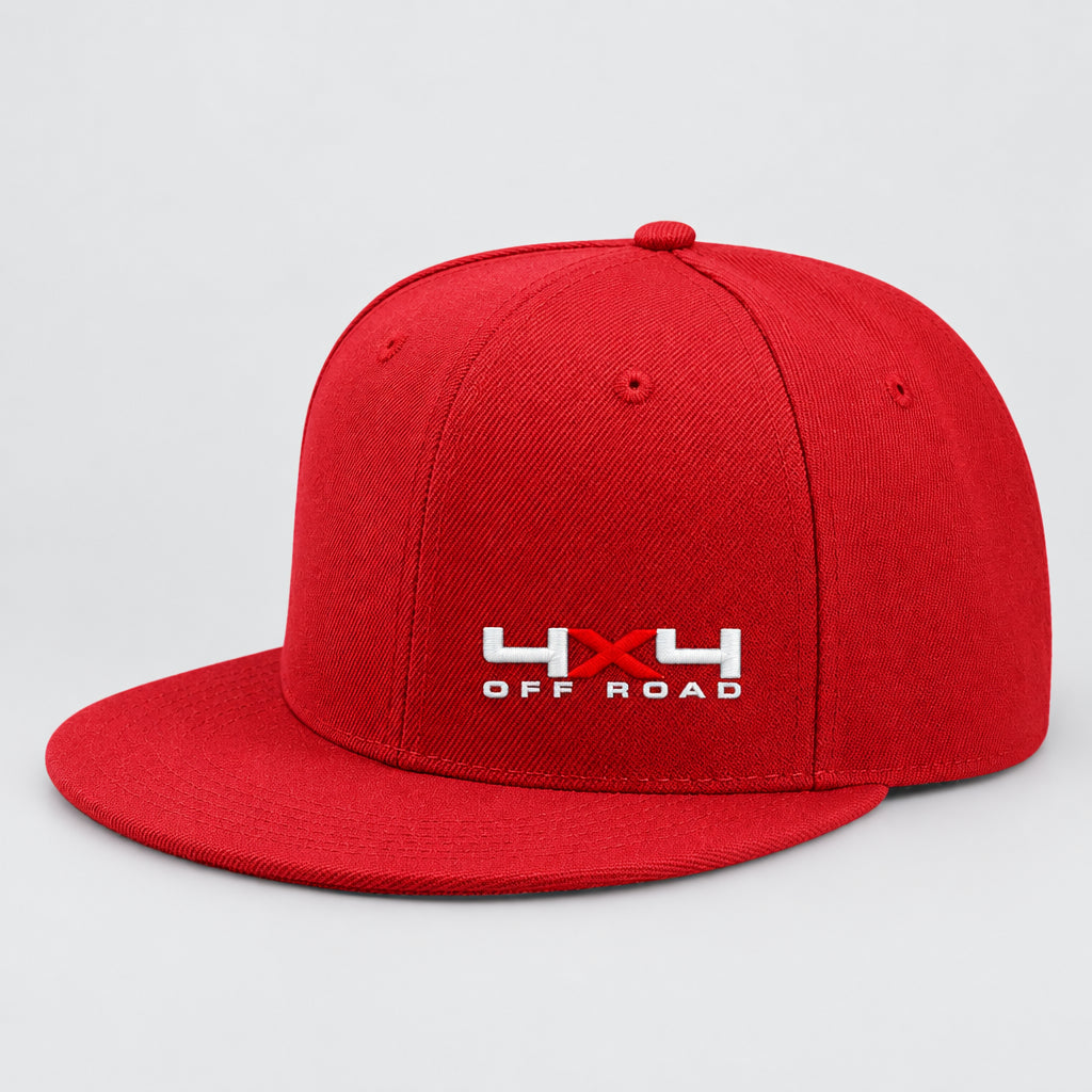 Solid Color Snapback Hat Flat Brim, Adjustable, Unisex