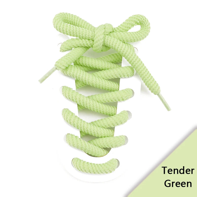 Round Rope Shoelaces – 18 Colors, 100–160 cm, One Pair