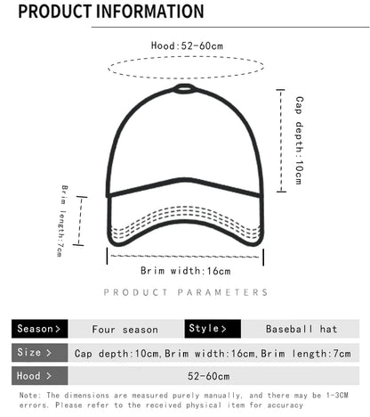 Printed Letter Trucker Cap – Adjustable Unisex Hat, 52–60 cm