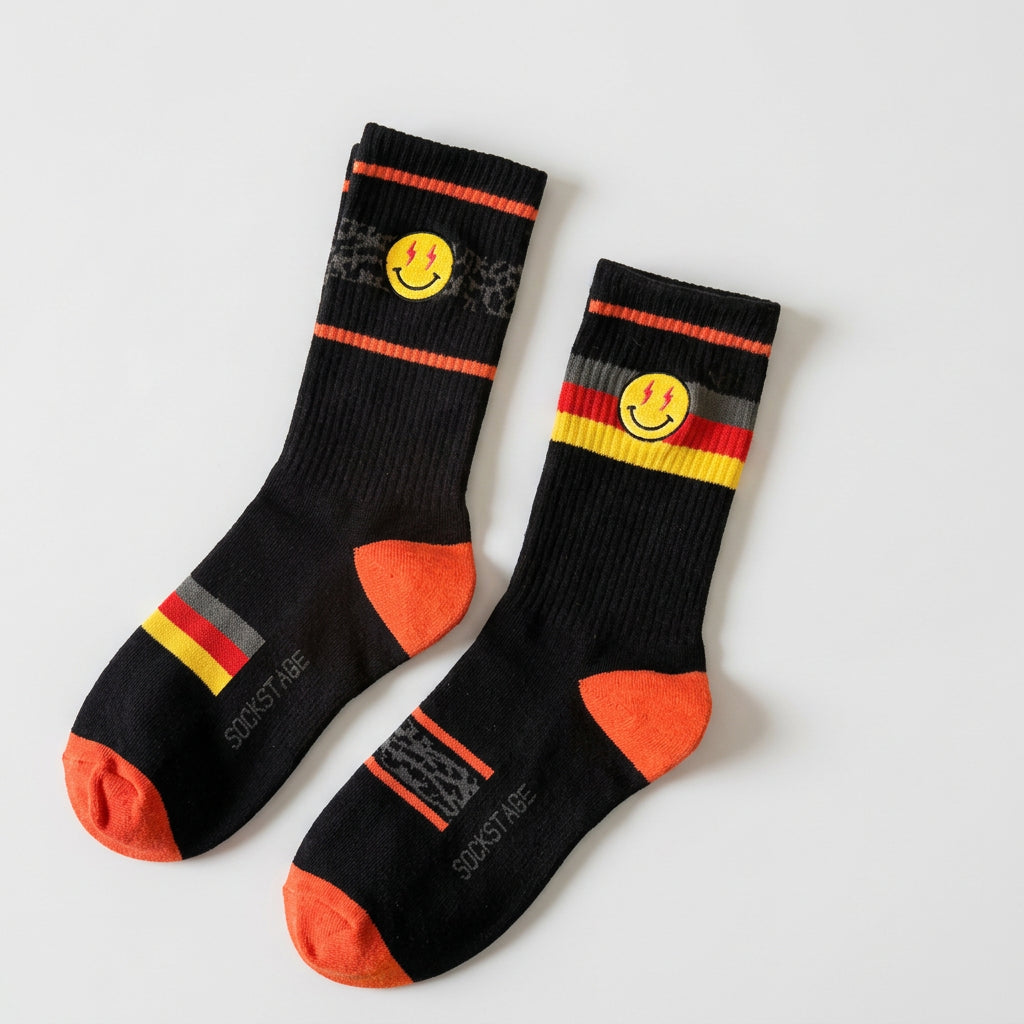 Striped Crew Socks 3-Pair Gift Box – Cotton Blend