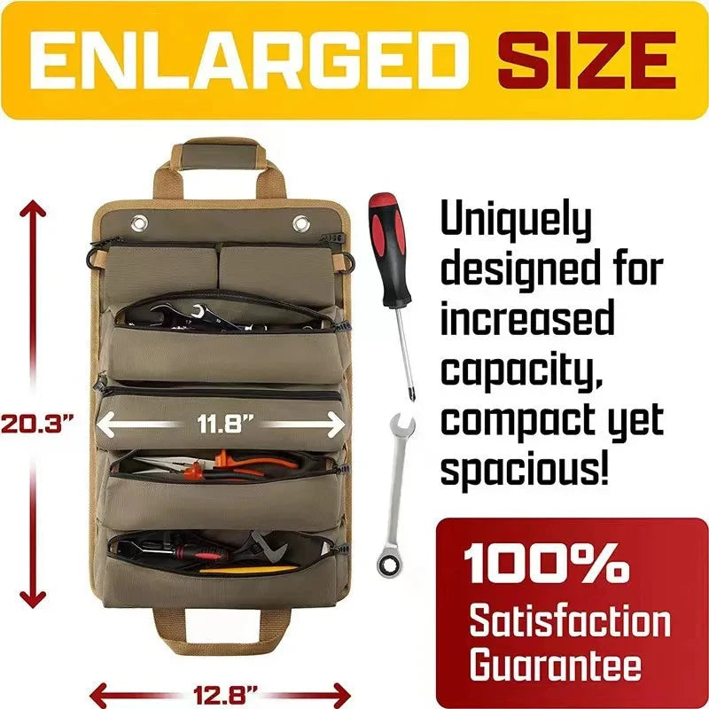 High Quality Professional Multi Pocket Hardware Tool Bag Portable Small Tool Organizer Bag deideas